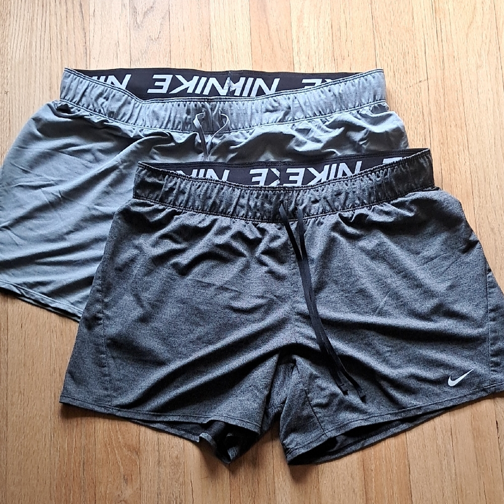Nike Dri Fit Gray Athletic Shorts L/XL